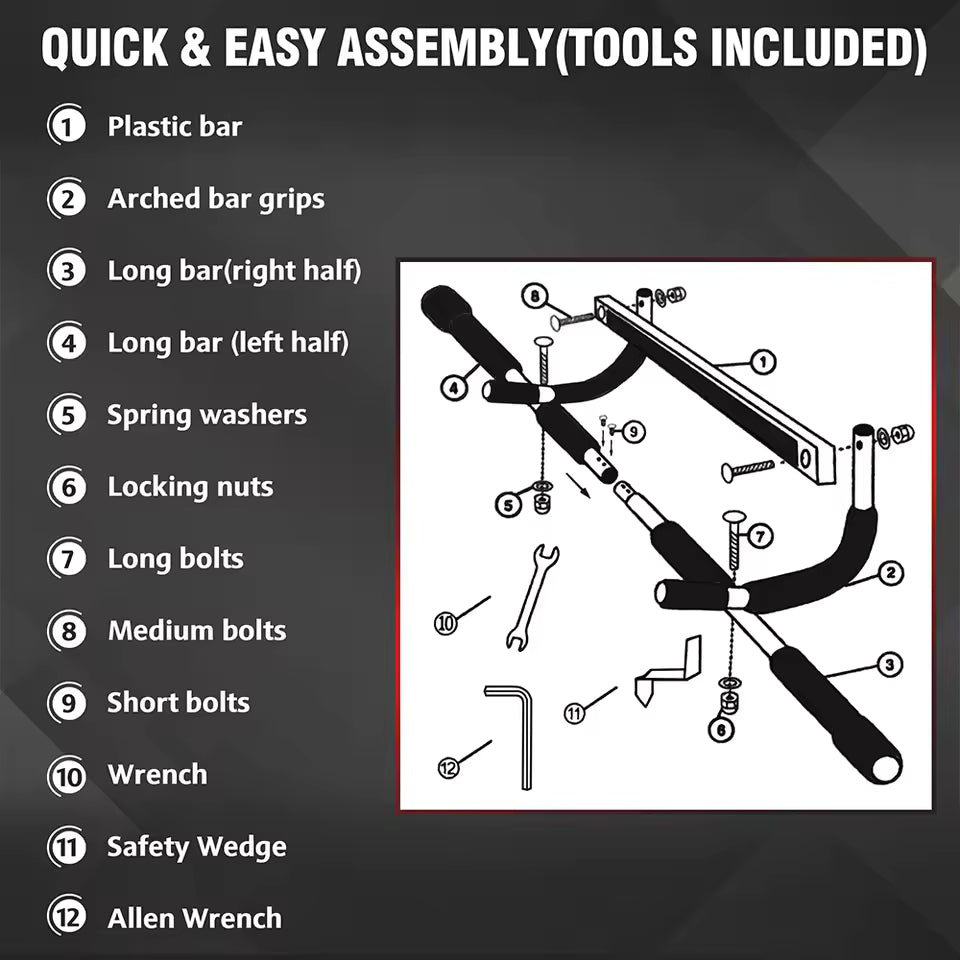 Indoor Pull-Up Bar Fitness Equipment