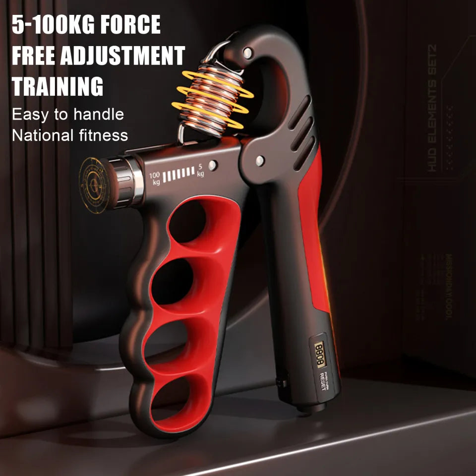5-100kg Hand Grip Muscle Strengthener Trainer Adjustable Hands Gripper Strength Wrist Weights Expander Gym Exercise Accessories